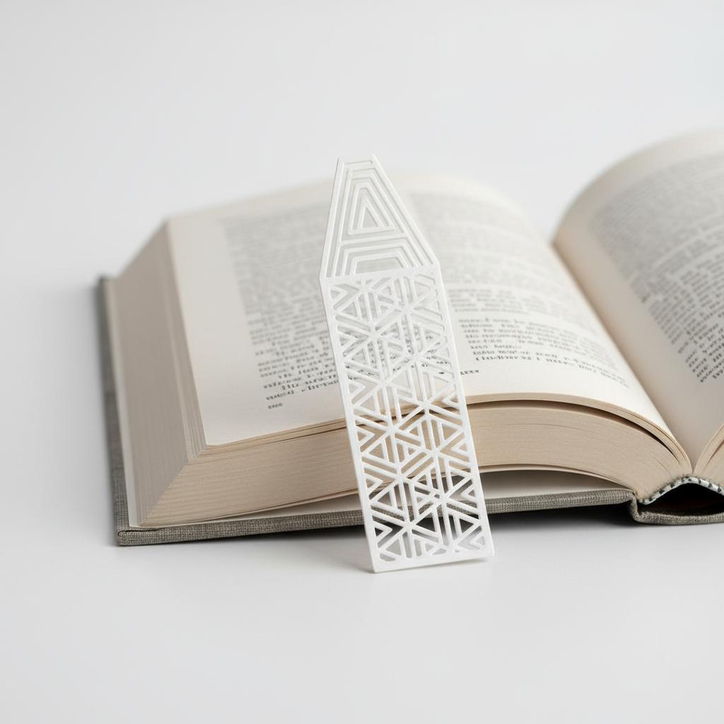 Segnalibro 3D personalizzato con iniziale