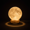 Lampada luna 3D personalizzata con nomi coppia
