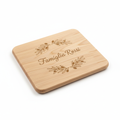 Tagliere in legno personalizzato laser