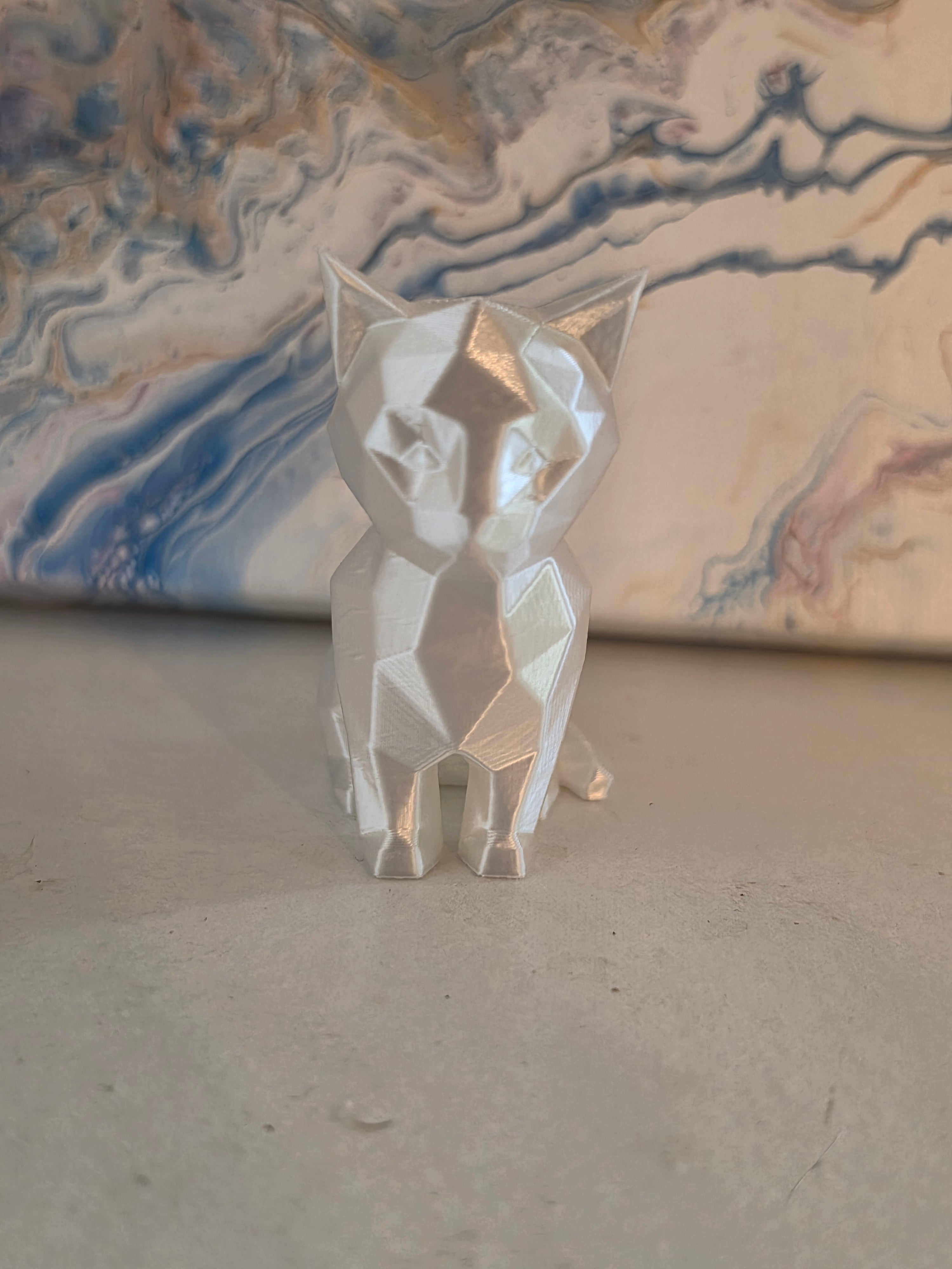 Gattino Low Poly 3D