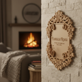 Targa decorativa personalizzata 3D in PLA alta qualità, artigianale su misura.